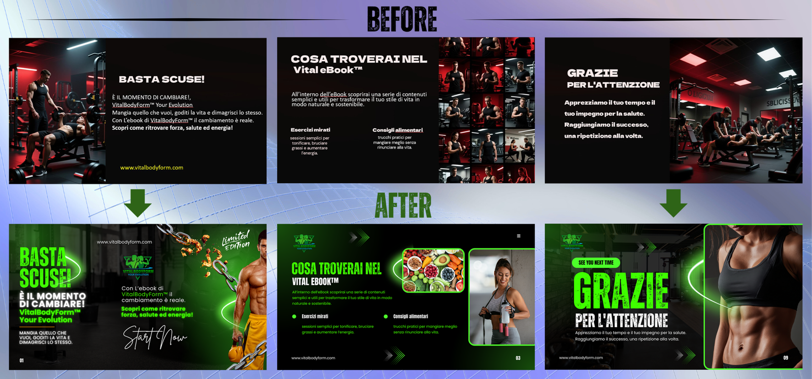 VITALBODY prima e dopo